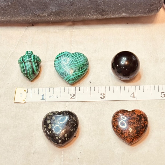 Crystal Lot Kambamba, Malachite & Mahogany, Black Onyx - Picture 8 of 14